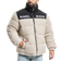 Karl Kani Retro Reversible Teddy Puffer Jacket - Light Sand