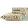 Laura Ashley Cotton Printed Hem Set Full Bed Sheet Brown (243.8x205.7cm)