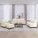 vidaXL 3201344 Soffa 198cm 4st 3-sits, 2-sits