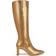 Sam Edelman Sylvia - Gold Snake Embossed Leather