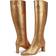 Sam Edelman Sylvia - Gold Snake Embossed Leather