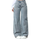 Shein EZwear Casual Washed Straight Leg Jeans