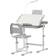 Homcom Kids Study Desk & Chair Set with USB Lamp