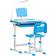 Homcom Kids Study Desk & Chair Set with USB Lamp