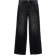 Mango Danila Medium Rise Wideleg Jeans - Black Denim