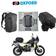 Oxford atlas b-30 advanced motorcycle motorbike backpack luggage black
