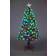 Shatchi Fibre Optic Christmas Star Green Christmas Tree 150cm