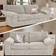 B&Q Capri Jumbo Cord Cream Sofa 200cm 2pcs 2 Seater, 3 Seater