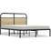 vidaXL Bed Frame Without Mattress 140x190 cm Sonoma Oak Engineered Wood