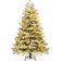 Costway Pre-Lit Green/White Christmas Tree 180cm