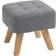 Homcom Modern Fabric Rest Grey Foot Stool