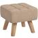 Homcom Modern Fabric Rest Brown Foot Stool
