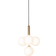 Nuura Miira Brass/Opal Pendant Lamp ∅ 38cm
