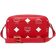 MCM Maxi Visetos Aren Crossbody - Candy Red