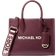 Michael Kors Mirella Small Pebbled Leather Crossbody Bag - Oxblood