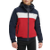 Tommy Hilfiger Men's Hoodie Bomber Combo Jacket - Midnight/Ice/Red Combo