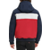 Tommy Hilfiger Men's Hoodie Bomber Combo Jacket - Midnight/Ice/Red Combo