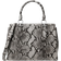 Michael Kors Marilyn Medium Snake Embossed Leather Satchel - Quarry Grey