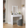 Vasagle Modern LED White Toiletbord 40x80cm
