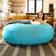 Jaxx 6 Foot Cocoon Large Microsuede Teal Bean Bag