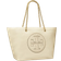 Tory Burch Ella Patent Chain ​​Tote - Oats