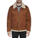 Calvin Klein Men's Bomber Jacket - Shearling Lined Cognac