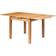 Hallowood Furniture Waverly Small Extendable Light Oak Dining Table 85x160cm