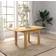 Hallowood Furniture Waverly Small Extendable Light Oak Dining Table 85x160cm