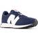 New Balance Little Kid's 327 Bungee Lace - Natural Indigo with White