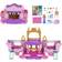 Mattel Disney Princess Carriage to Castle Transforming Playset with Aurora Small Doll HWX17