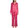 Chelsea Peers Women's Pink Giraffe Button Up Long Set