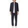 Singular Society Men's Relaxed Linen Shirt - Navy