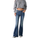 Stradivarius D04 Low Rise Flared Jeans - Denim
