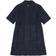 Ganni Fluffy Denim Mini Dress - Dark Blue