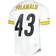 Mitchell & Ness Men's Troy Polamalu Pittsburgh Steelers Retired Player Name & Number Mesh Top