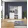 MID.YOU 1803047201 Grey/White Kleiderschrank 200x200cm 5Stk.