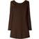 Bershka Satin Minikleid mit Rückseite - Schokobraun/Brown