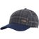 Barbour Clyde Sports Cap - Navy/Grey Plaid