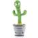 InnovaGoods Cactus Danzante e Parlante Ricaricabile con Musica e LED Multicolore Pinxi