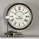 Uttermost Leonor Grand Central Aged Ivory/Dark Bronze/Copper Wall Clock 30"