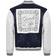 True Religion Good Life Varsity Bomber Jacket - Navy/Sapphire