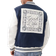 True Religion Good Life Varsity Bomber Jacket - Navy/Sapphire