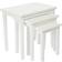 Julian Bowen Cleo White Nesting Table 33x48cm 3pcs