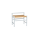 Hübsch Heritage Small Light Grey Siddebænk 40x55cm