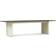 Normann Copenhagen Panel Creme/Dark Brown Matbord 90x300cm