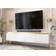 Hollander White/Gold TV Bench 200x60cm