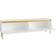 Hollander White/Gold TV Bench 200x60cm