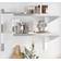 vidaXL Stainless Steel Silver Wall Shelf 75cm