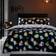 Catherine Lansfield Halloween Ghosts Reversible Duvet Cover Black, White (200x135cm)