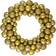 Northlight Vegas Shatterproof Ball Christmas Wreath Gold Decoration 24"